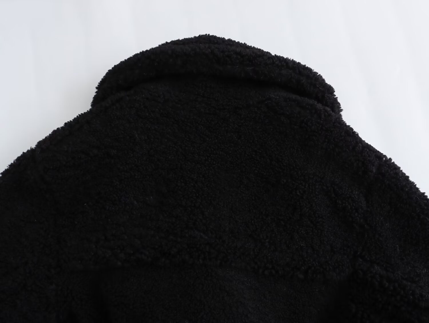 Kadın giyim 2024 sonbahar/kış yeni sokak modası polar uzun ceket ceket_voghion.com