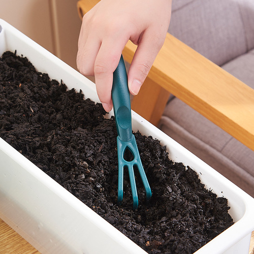 Large Garden Plant Pot Set of 3 Shovel, Rake, and Spade for Home Flower Planting Tools, Cactus Cultivation Tools