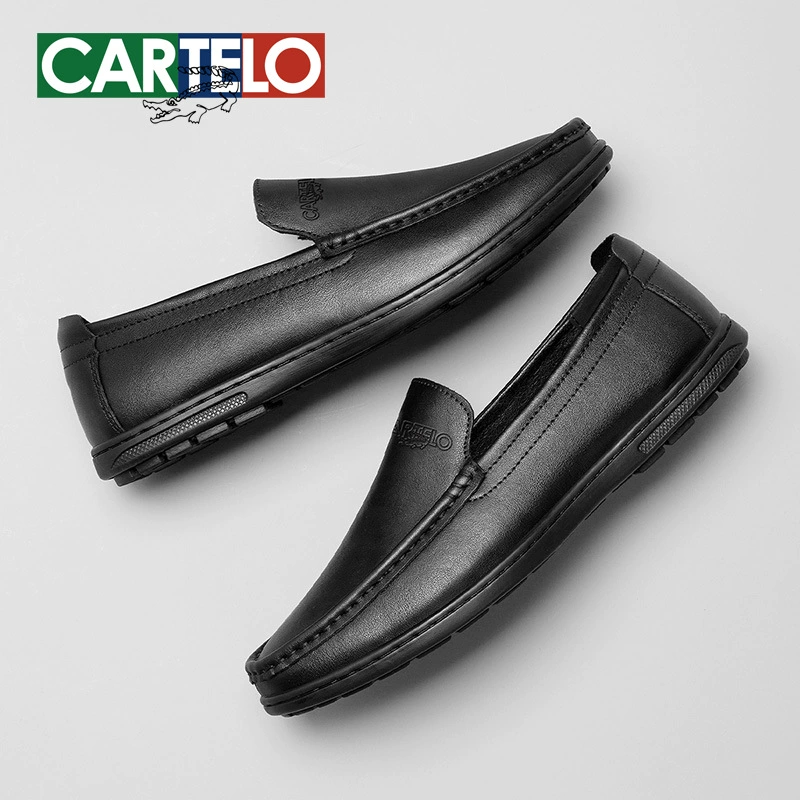 Katile крокодил первый слой кожаных ботинок Lefu обувь босса