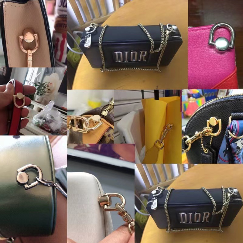 Fábrica al por mayor con anillo Heshang pezón clavo colgante hebilla DIY bolsa de transformación accesorios de equipaje tire de la hebilla del anillo