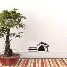 3D创意老鼠洞墙贴 卧室书房客厅花房办公室精雕墙贴背景装饰批发