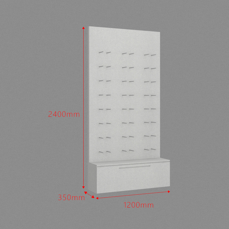 1.2 Muro de zapatos de arroz + gabinete inferior