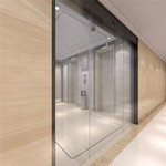 云蜗智能电动办公楼酒店超市入户大门感应自动移门人脸识别机组