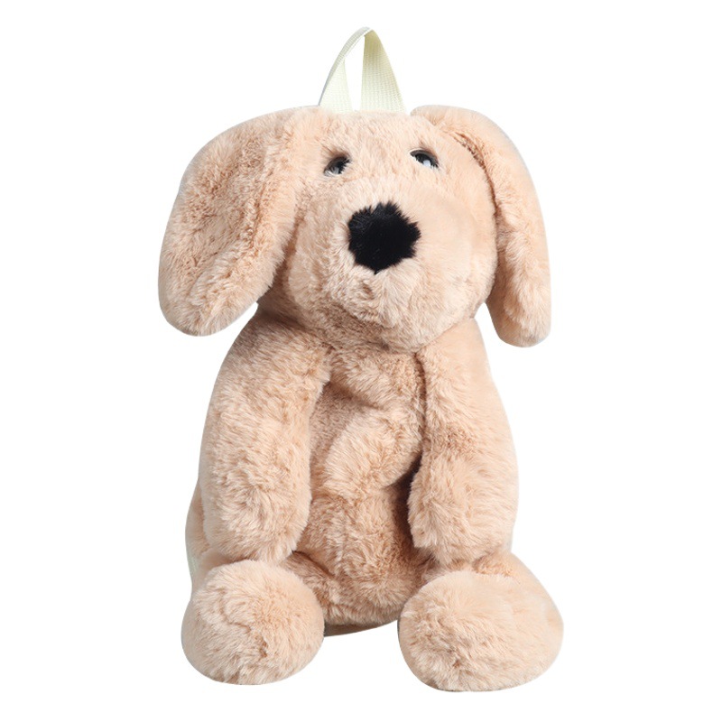 Transfronterizo al por mayor kindergarten niños y niñas mochila lindo regalo muñeca de peluche cachorro mochila niña mochila