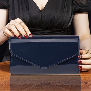 Henglida Factory Straight Arch Summer European and American Cross-border E-Commerce Patent Leather Dinner Bag Bride Bag Fashion Ladies Clutch Bag