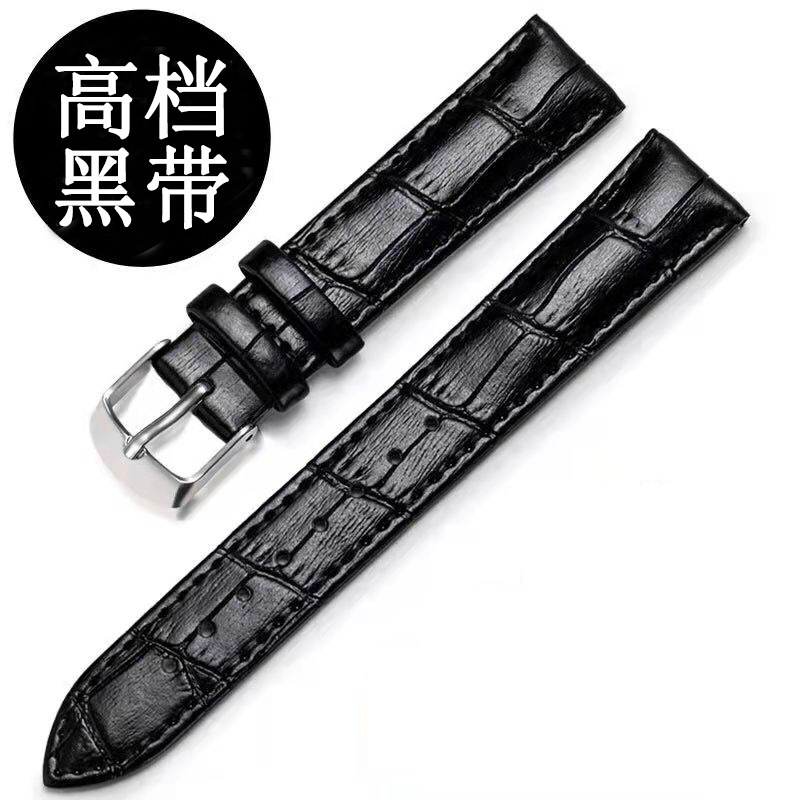 Inventario de alta calidad correa de cuero negro café marrón 12 / 14 / 16 / 18 / 2022 correa de cuero de bambú