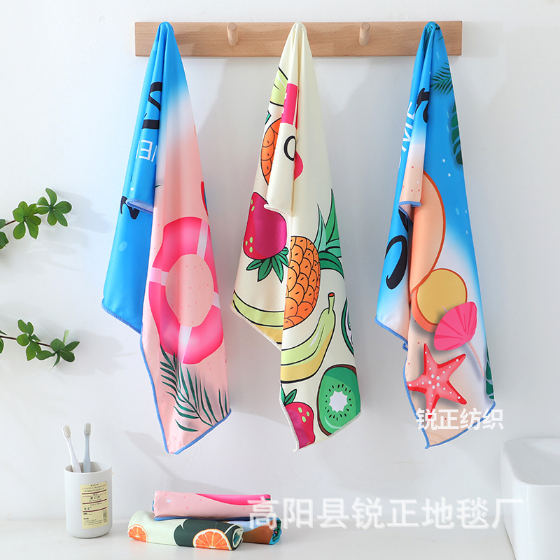 Summer sports quick dry soft sweat towel for gym