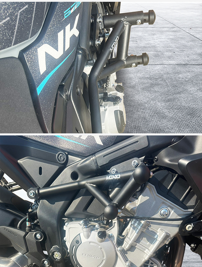 Suitable for Cfmoto 675Nk Motorcycle Racing Bumper 675Sr Bumper Front Guard Bar Anti-Fall Protection Bar Modification Accessories