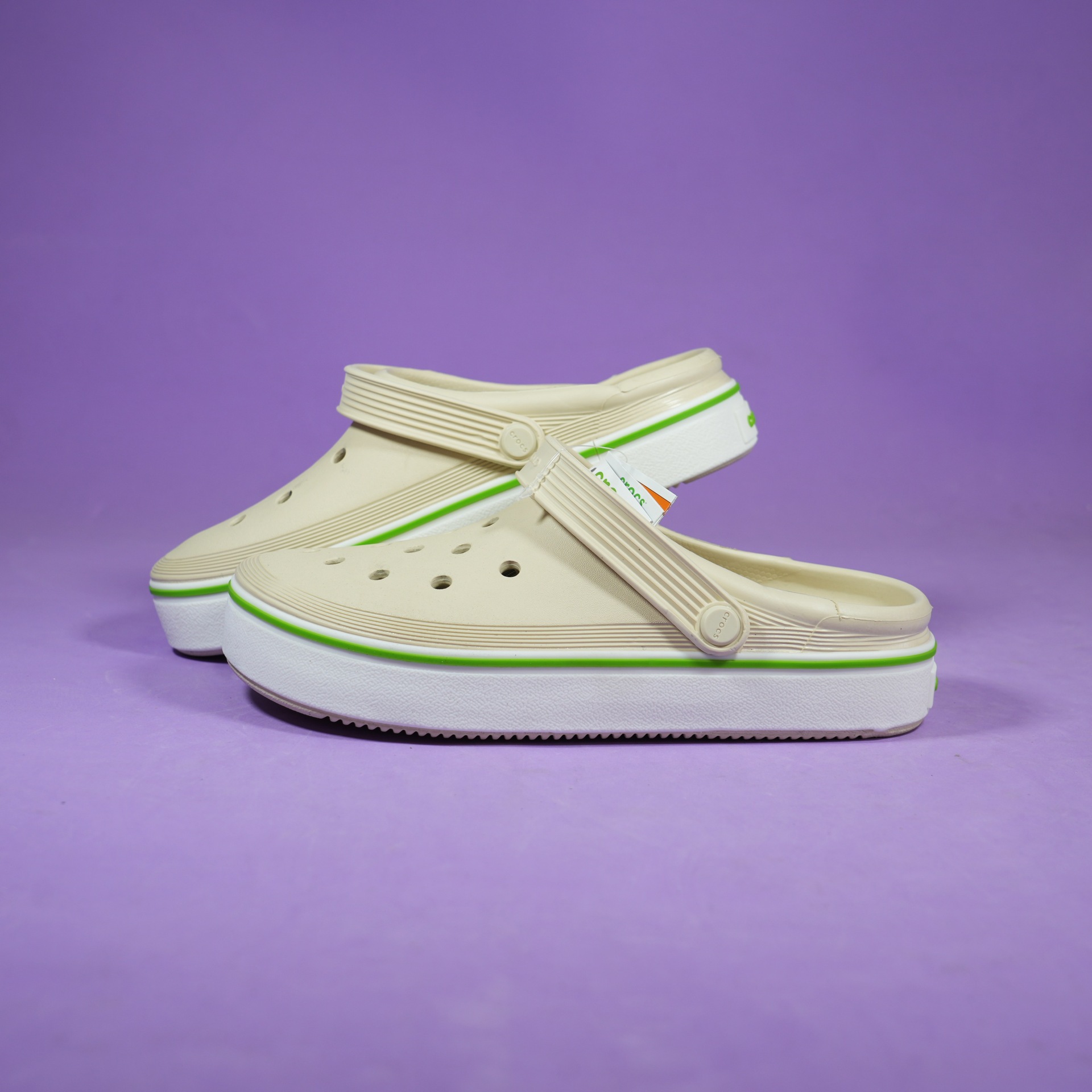 Carochi Flat Hole Shoes Outdoor Baotou Slippers Men's Casual Flat Shoes Women's Shoes Sandals | 208371