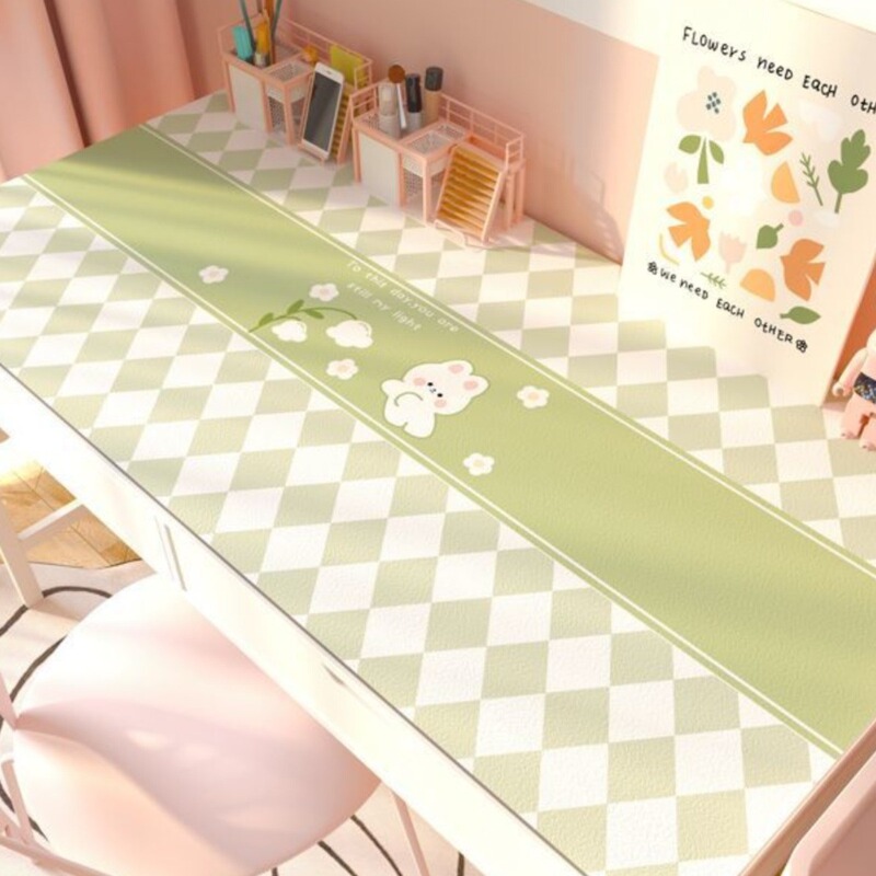 Study Desk Mat New Model Desk Bedroom Student Dormitory Table Mat Pvc Waterproof Washable Grid Writing Mat Non-Stick Study Desk Mat New Model Desk Bedroom Student Dormitory Table Mat Pvc Waterproof Washable Grid Writing Mat Non-Stick