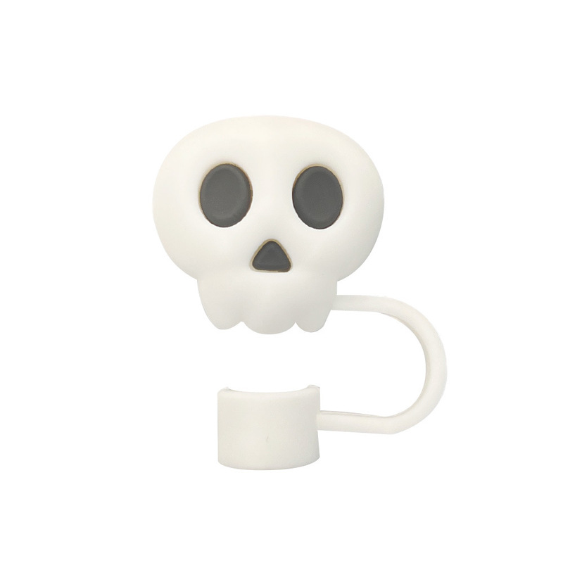 超火ハロウィーン奇妙な3D立体循環ストローキャップ防塵ストローは10mmストロー卸売りに適している|undefined