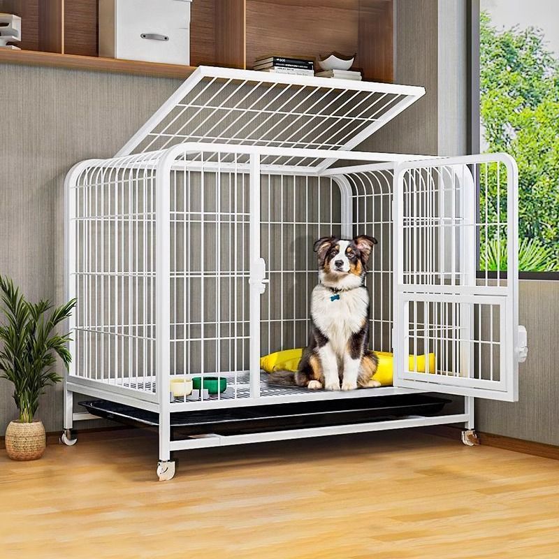 犬ケージ 小型犬 大型犬 トイレ付き 中型犬ケージ 屋内 ゴールデンレトリバー ラブラドール ペット工場 クロスボーダー|undefined