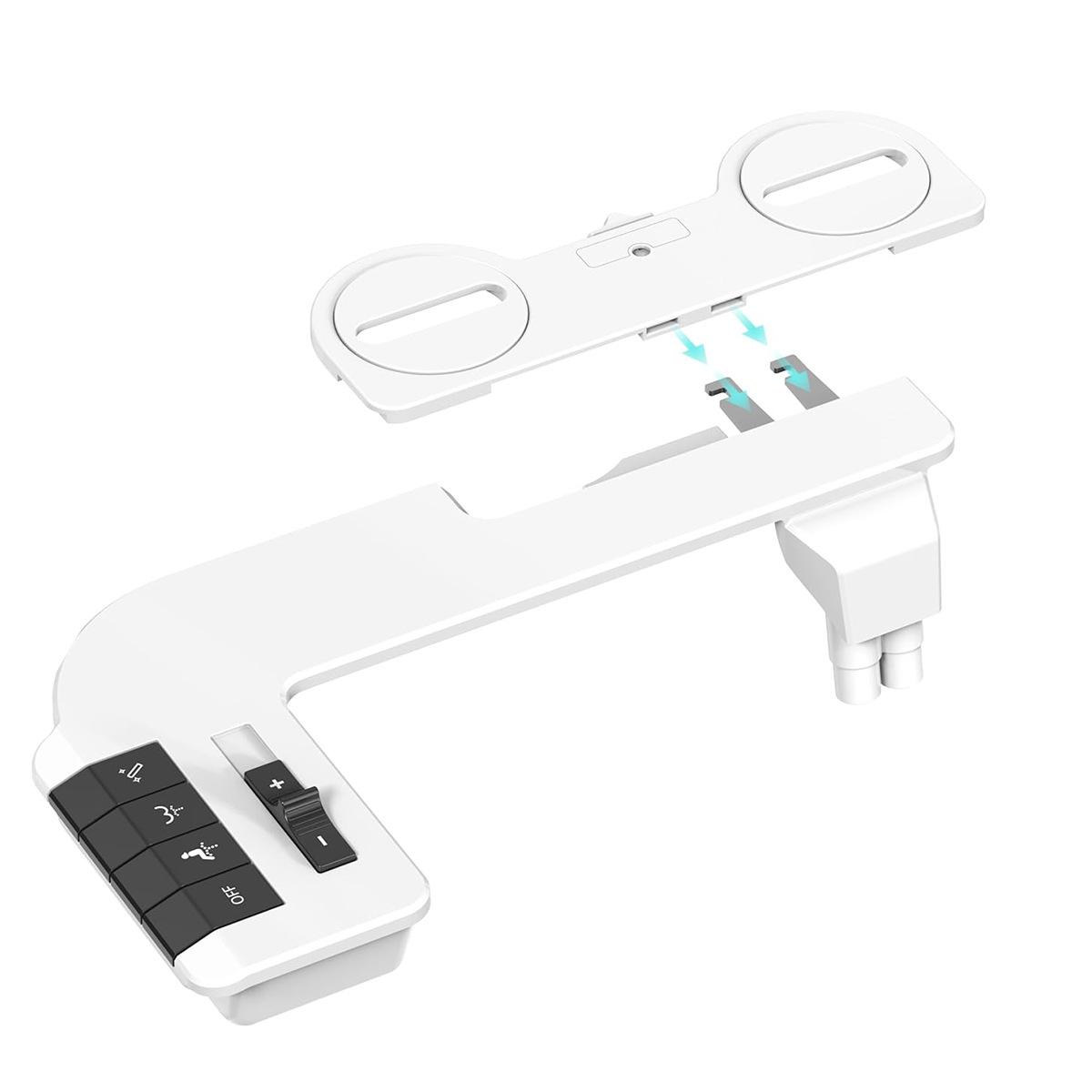 Transfronterizo ultra delgado inodoro cubierta de inodoro lavar el culo artefacto de limpieza sin electricidad enjuague inteligente comercio exterior