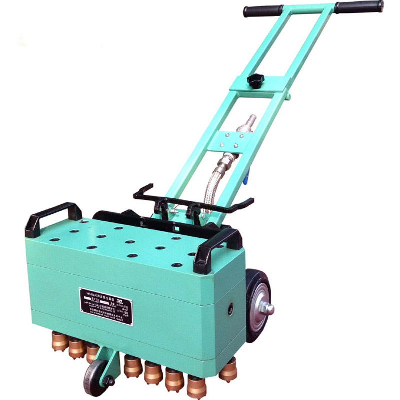 ZC11C地面凿毛机高强度合金凿毛头 11头凿毛机手推式省力效率高