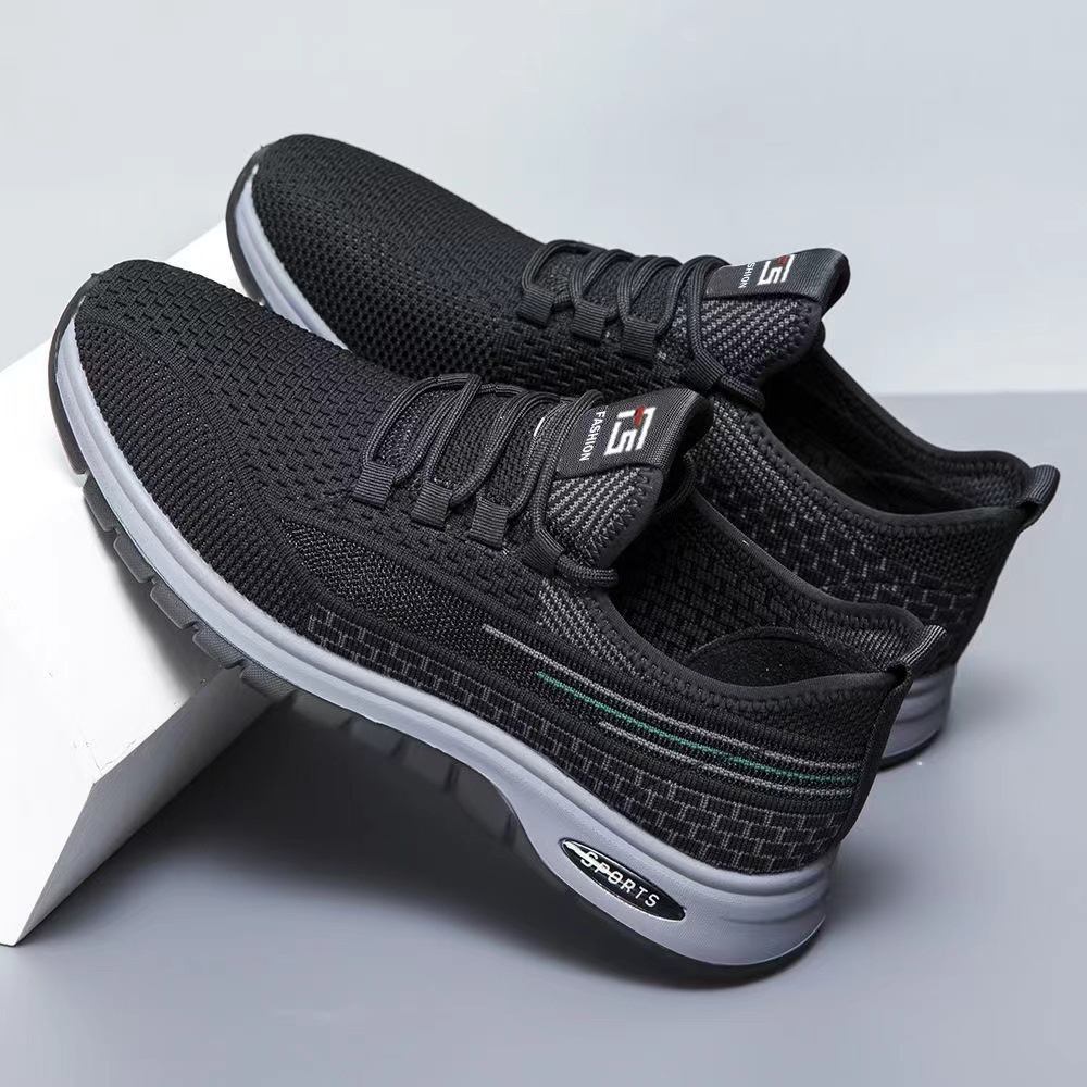 Zapatos de comercio exterior para hombres de verano delgados transpirables zapatos de malla de hombre tendencia de cordón zapatos deportivos ligeros para hombres