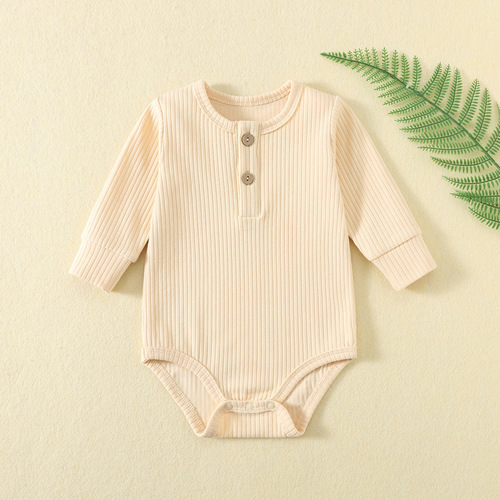 Newborn baby onesie with long sleeves, crawling suit for autumn and winter, baby clothing, crawling outfit