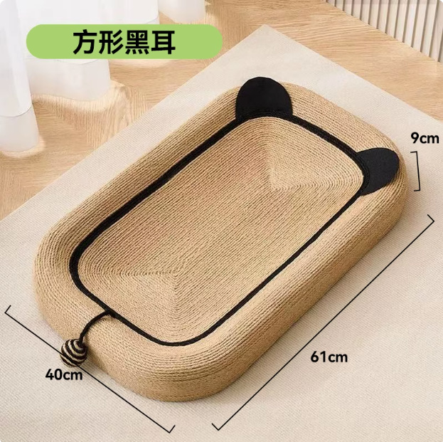 Juguetes para gatos de seda súper grandes, tablero de garras de gato, pista de correr, nido de gatos para dormir, garras de molienda resistentes al desgaste, tablero de agarre de gatos para mascotas.