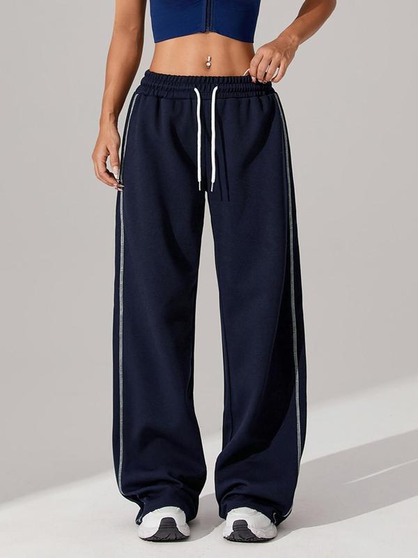 Women's Side Striped Pants Casual Comfy Breathable Trousers|undefined