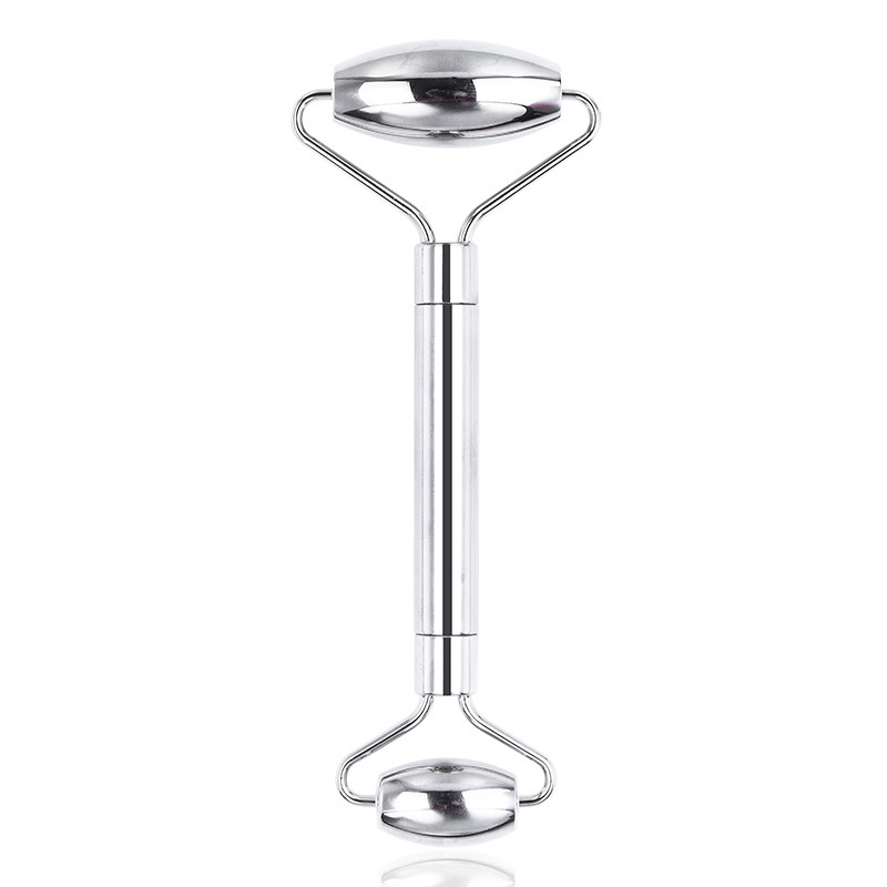 Cara transfronteriza cara cara cara de acero inoxidable tablero de masaje rodillo masajeador en forma de corazón ojos belleza meridiano varilla de belleza varilla de belleza