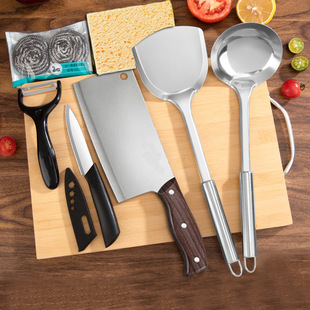Knife, set, cutting board, kitchenware, full set, 2 in 1
