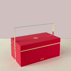 何悦の新しいタイプの結婚祝いの砂糖の箱の結婚祝いのお土産のプレゼントの箱の複数の色のプレゼントの箱の手提げ結婚祝いの結婚祝いの砂糖