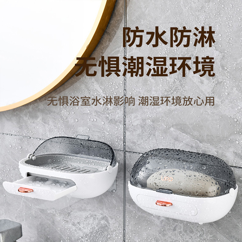 Plastic soap holder, drying rack