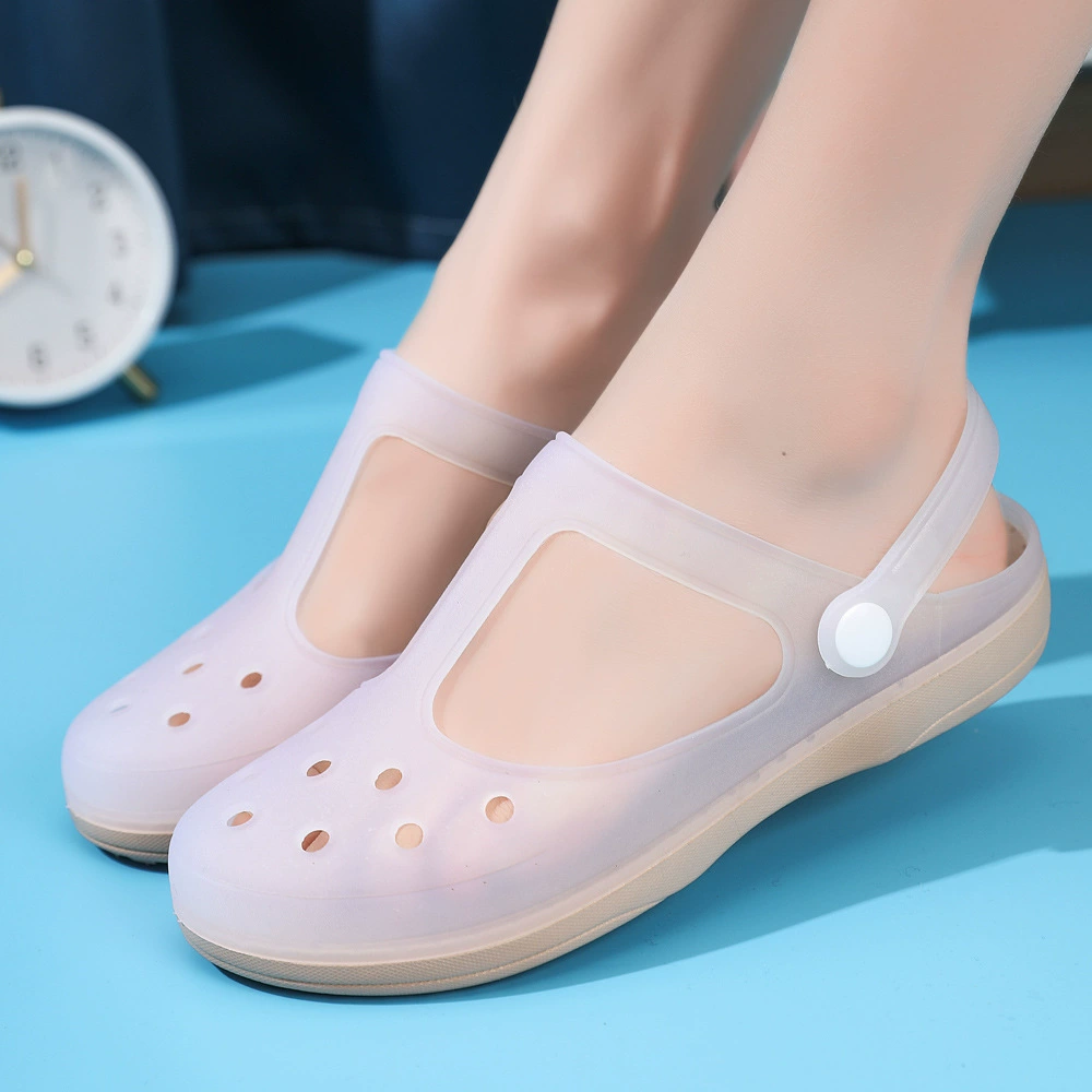 2026 Новый Croc Shoes Dropshipping Летние сандалии Женские плоские сандалии Мамина обувь для среднего и пожилого возраста