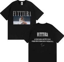 热门歌手TINI Futttura 2025巡回产品，双面印刷美学Y2K夏季印花