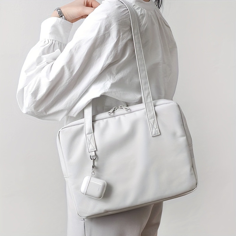 New Korean style minimalist solid color handbag/shoulder bag/laptop bag for college students to carry their laptops to class