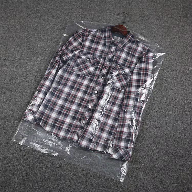 ✅Clothes dust cover Coats and suits dust bags Transparent plastic dust covers Disposable clothes hanging in dry cleaning shops