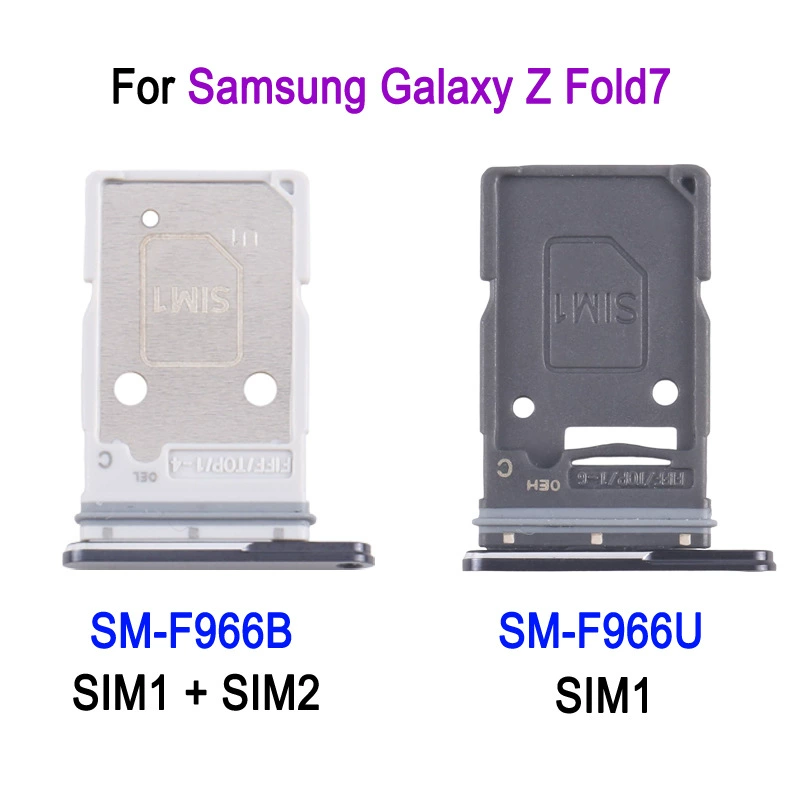 Лоток для SIM-карты подходит для Samsung Galaxy Z Fold 7 SM-F966B, два слота для карт, одинарный слот для карт, штифт для подачи карты
