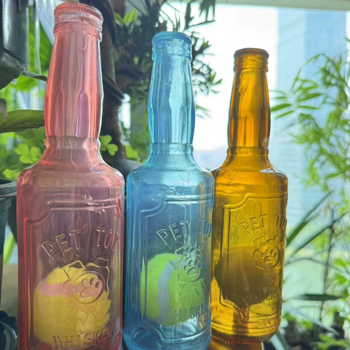 Хит продаж! Игрушка для собак — теннисный мяч-бутылка, развивающая, износостойкая (TPR), для снятия скуки, плавающая, интерактивная, для тренировки.