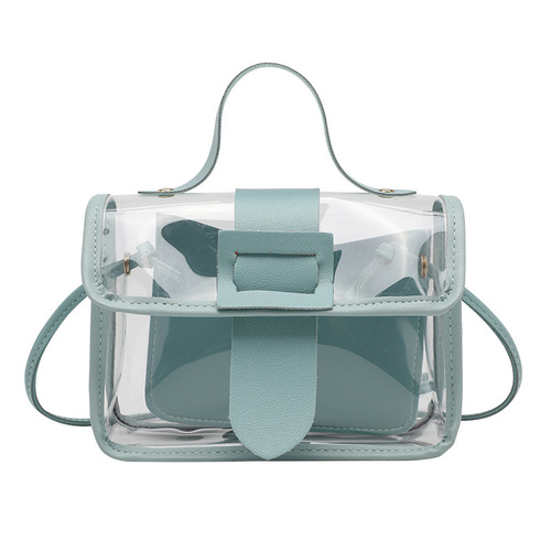  Korean version transparent jelly women's bag summer shoulder crossbody bag PVC jelly bag manufacturer wholesale