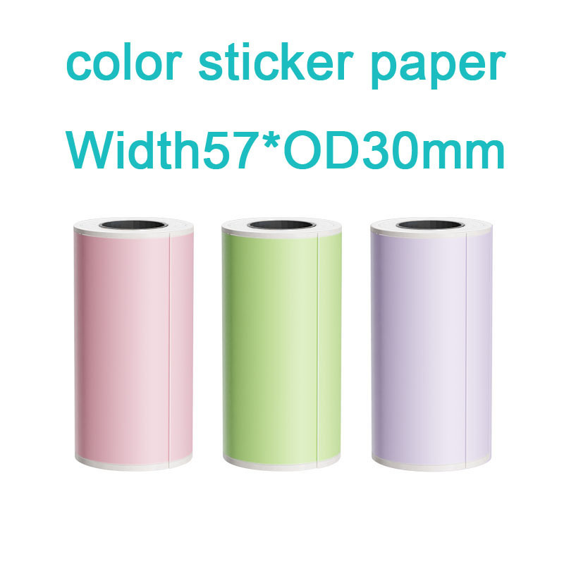 57*30*1 팩 "핑크 녹색 보라색 접착제 종이]