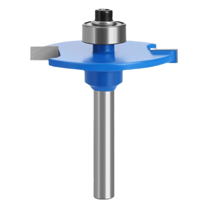 Bola en forma de T cuchillo ranura cuchillo ranurado cuchillo carpintería ranurado fresadora máquina de corte máquina de grabado cabeza de corte 1/4 mango 6 mango