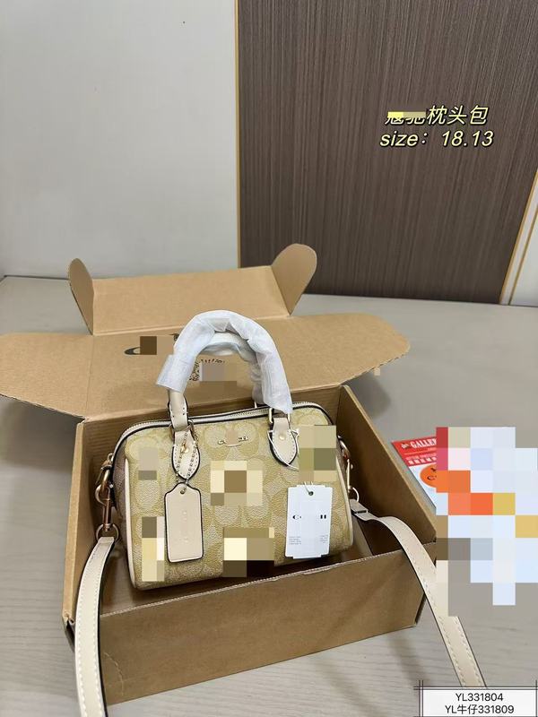 24新款c家经典波士顿包男女同款女士单肩斜挎手拎枕头包时尚百搭|undefined