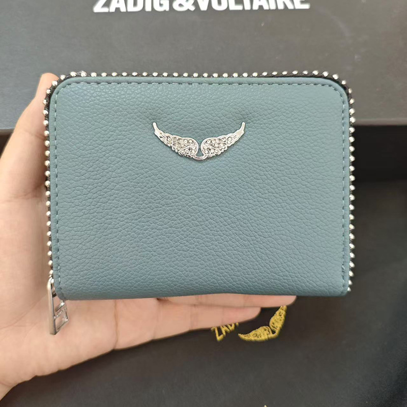 ZV bolsos de mujer de diamantes en caliente transfronterizos bolsos de cadena metálica bolsos tarjetas de cartera bolsos de mano largos bolsos de cambio monedero integrado