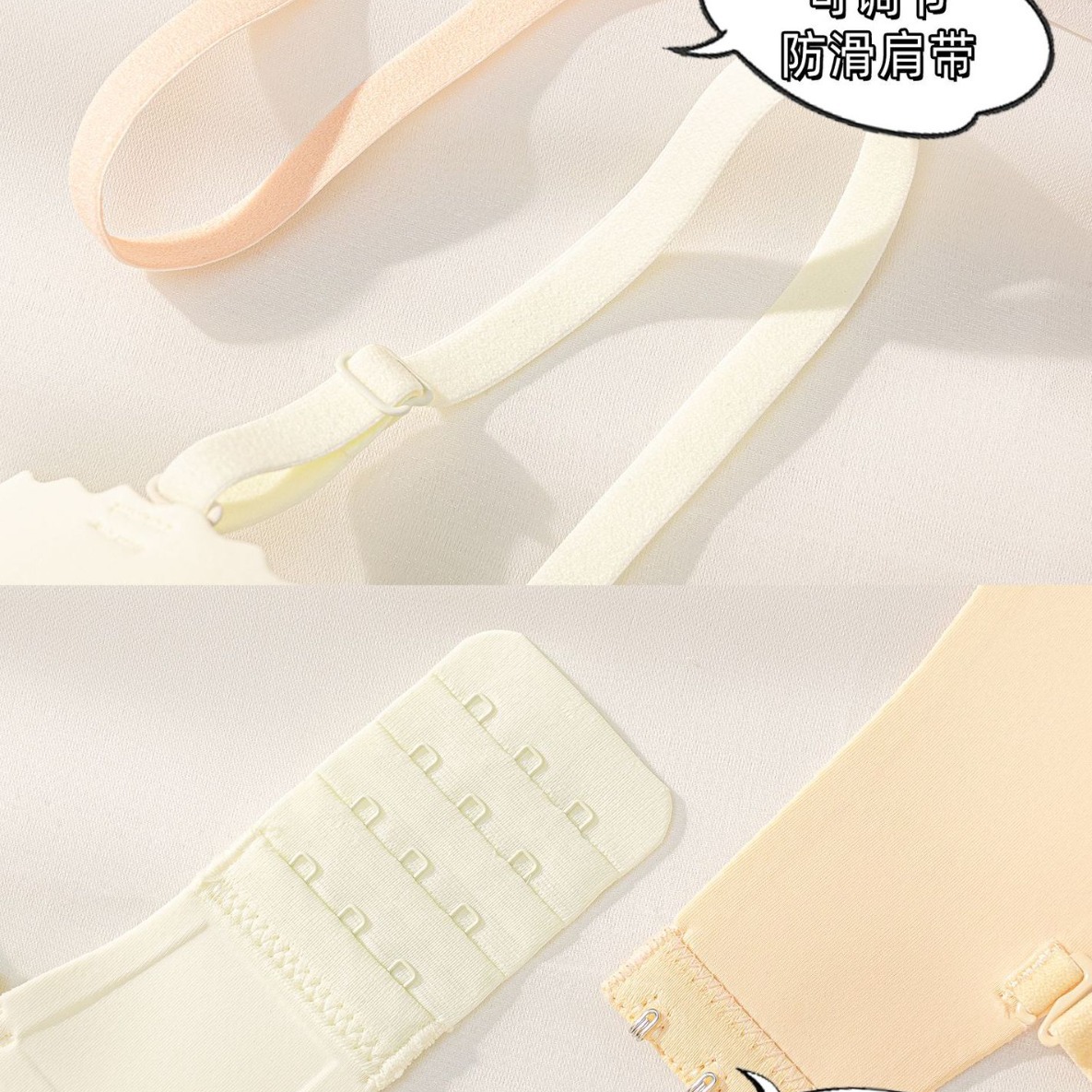 Ventas directas de fábrica comercio electrónico transfronterizo Sudeste de Asia Vietnam Tailandia damas sin costuras pecho pequeño soporte superior recolección lateral sujetador