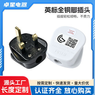 13A British Assembly Plug BS Saudi Plug GCC British Standard British Standard British All Copper Pin Plug