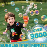 跨境烟花泡泡机电动儿童全自动仿真舞台网红灯光音效泡泡机玩具