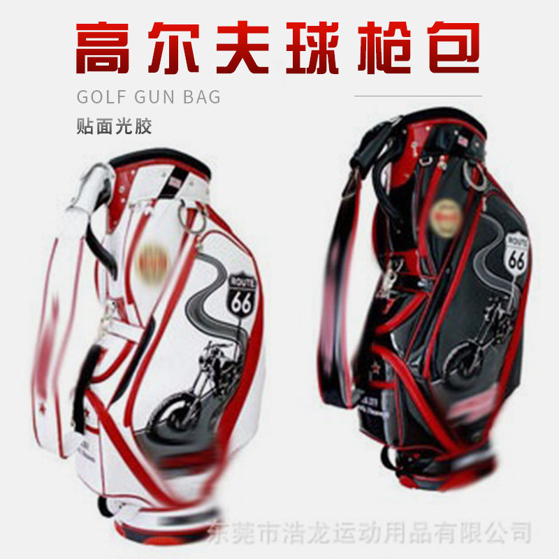Transfronterizo Amazon Venta caliente bolsa de golf pegamento de chapa bolsa de pistola de golf fábrica al por mayor de una sola pieza de entrega