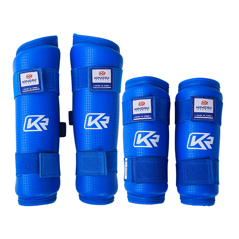 Transfronterizo FÁBRICA DE Kangrui taekwondo traje de equipo protector de pierna protector de codo lucha de boxeo entrenamiento Sanda traje de guardia de pierna