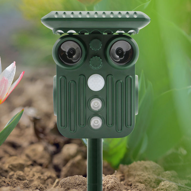 新品ソーラー動物駆除器充電ドライブ猫駆除犬赤外線ソーラー動物駆除器現物|undefined