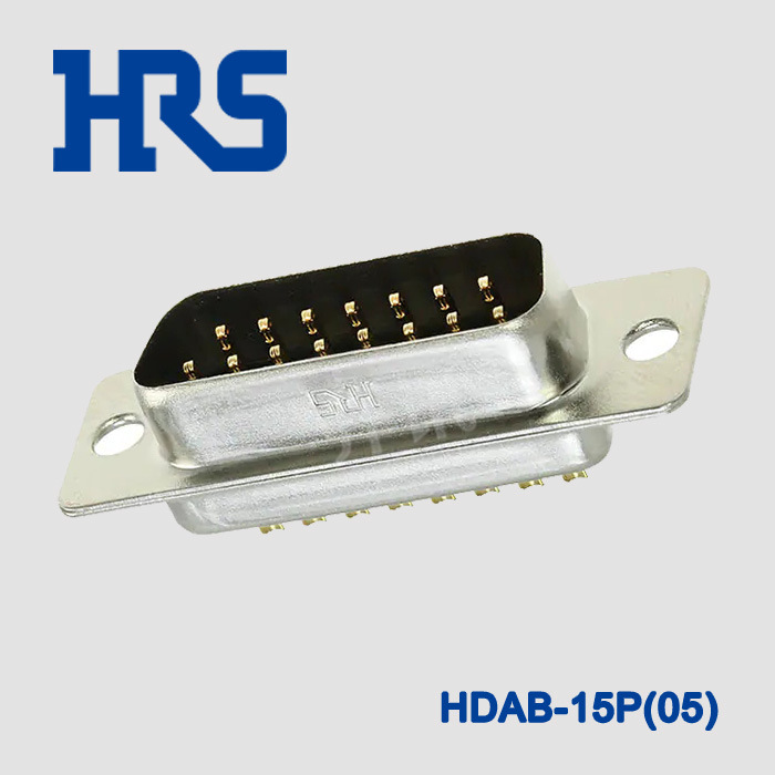 HRS ���� HDAB-15P(05) �ƽ�15P��ͷ D-sub������ Hirose�Ӳ��