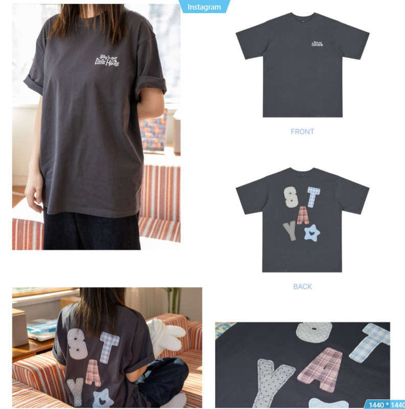 Straykids Concert Syat in Our Little House Merchandise Matching T-Shirt, Pure Cotton Print
