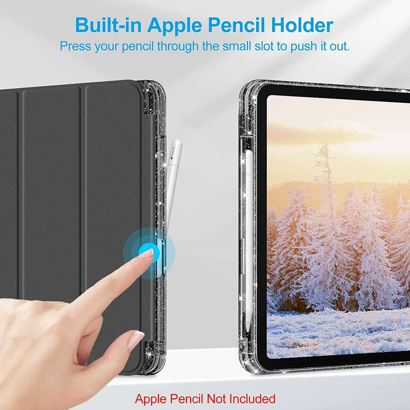 Защитный чехол для ipad 10-го поколения планшет защитный чехол блестящий air456 защитный чехол ipadpro с отделением для стилуса кожа