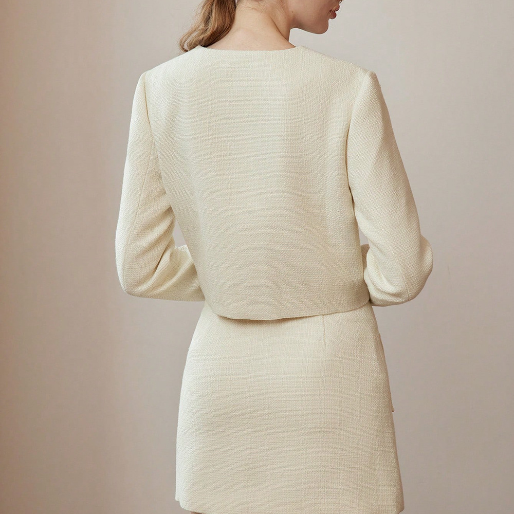 Women's Elegant Long Sleeved Jacket French Fashion High End Socialite Top For Early Autumn European American Style_ecoleips.com