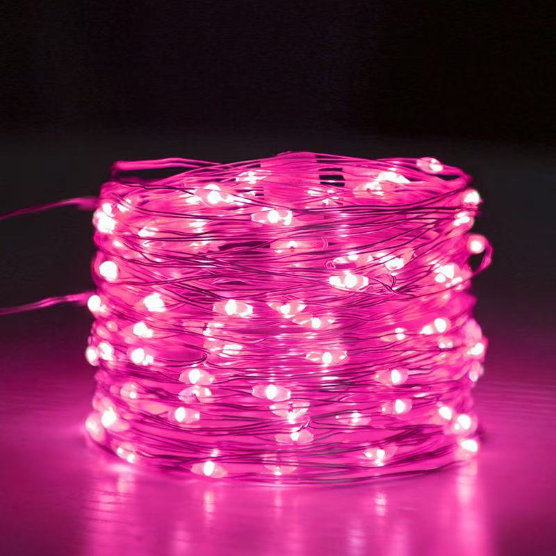 Transfronterizos led cable de cobre string USB cable de cobre string caja de regalos decoración caja de baterías cable de cobre string decoración interior cable de cobre
