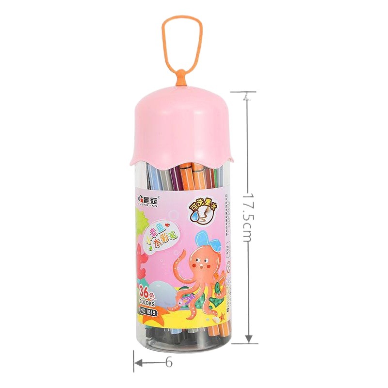 Fabricante de 12 Colores para niños suministros de arte creativo color pintura pincel papelería Premio color pluma acuarela pluma al por mayor