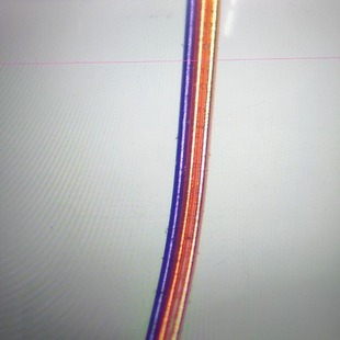 Three-Color Parallel Line Medical Enameled Wire Ultra-Fine Straight Enameled Wire Transformer Enameled Round Copper Wire Transformer Three-Color Wire